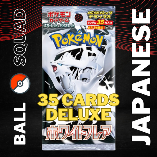 White Flare Deluxe Gym Exclusive Japanese Pokemon Pack